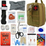 Military IFAK Trauma Survival  Kit First Aid Medical Pouch Emergency Survival Gear and Equipment with Molle Car Travel Hiking