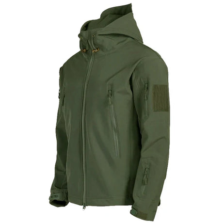 Military Outdoor Jackets Men Shark Skin Soft Shell Tactical Waterproof  Windbreaker Army Combat Jacket Mens Hooded Bomber Coats