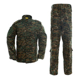 Military Uniform Camo Tactical Suit Army Camouflage Clothing Sets Hunting Fishing Paintball Suit Training Equipment AY048