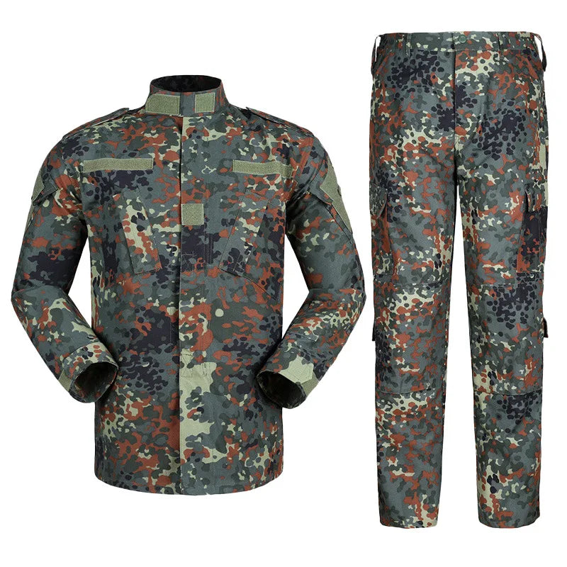 Military Uniform Camo Tactical Suit Army Camouflage Clothing Sets Hunting Fishing Paintball Suit Training Equipment AY048