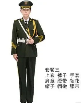 Military uniform Suits and Accessories Student class flag-raising Clothing sea land air Army honor guard band choir uniform