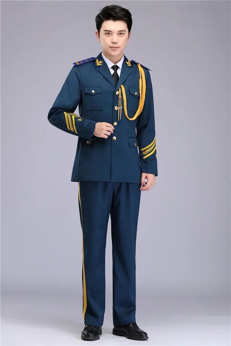 Military uniform Suits and Accessories Student class flag-raising Clothing sea land air Army honor guard band choir uniform