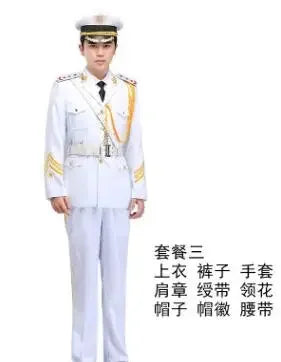 Military uniform Suits and Accessories Student class flag-raising Clothing sea land air Army honor guard band choir uniform