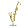 Mini Instrument Decoration Small Musical Instruments Miniature Sax Horn Ornaments Toddler Saxophone Model