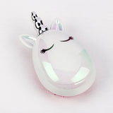 Mini Magic Hair Comb Detangling Hair Brush Cartoon Unicorn Shower TT Comb for Travel Professional Massage kids baby Hair Care