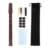 Mini Pocket Bb Saxophone Alto Mouthpiece ABS Sax with 5 Reeds Black Saxophone Set Woodwind Musical Instruments Accessories HOT