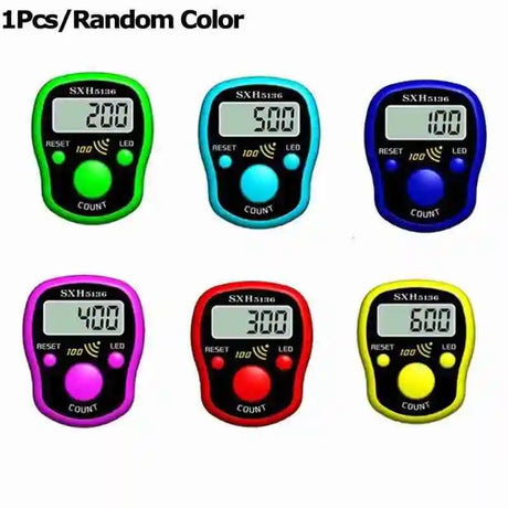 Mini Stitch Finger Counter Pedometer Rows Knitting Hands Display Accessories Light Digital Tool Distance High Markers Count Q3O1