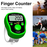 Mini Stitch Finger Counter Pedometer Rows Knitting Hands Display Accessories Light Digital Tool Distance High Markers Count Q3O1