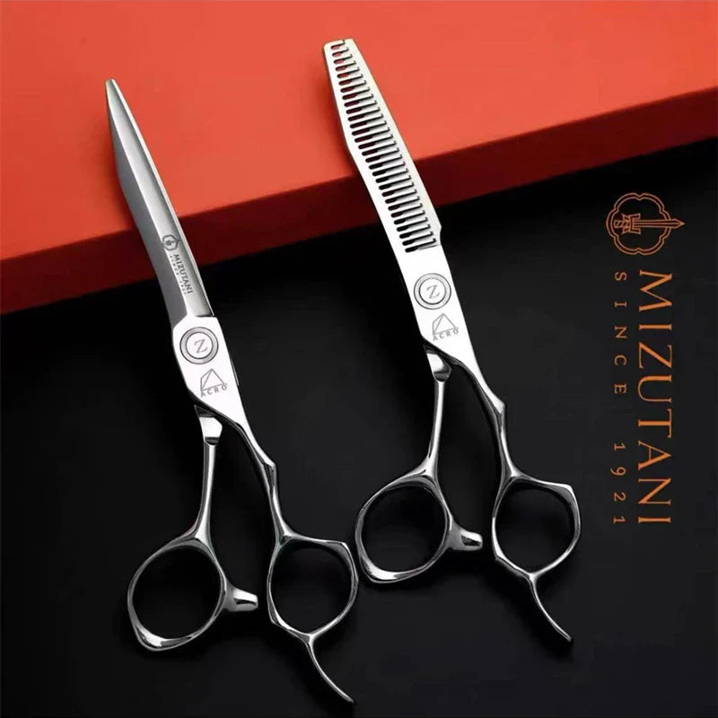 Mizutani Hairdressing Scissors VG10 6-7 Inch Thinning Barber Tools