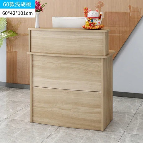 Modern Company Reception Desks Office Furniture Simple Cashier Counter Supermarket Bar Counter Reception Desks For Beauty Salon