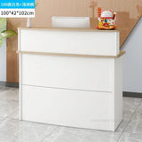 Modern Company Reception Desks Office Furniture Simple Cashier Counter Supermarket Bar Counter Reception Desks For Beauty Salon