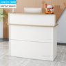 Modern Company Reception Desks Office Furniture Simple Cashier Counter Supermarket Bar Counter Reception Desks For Beauty Salon