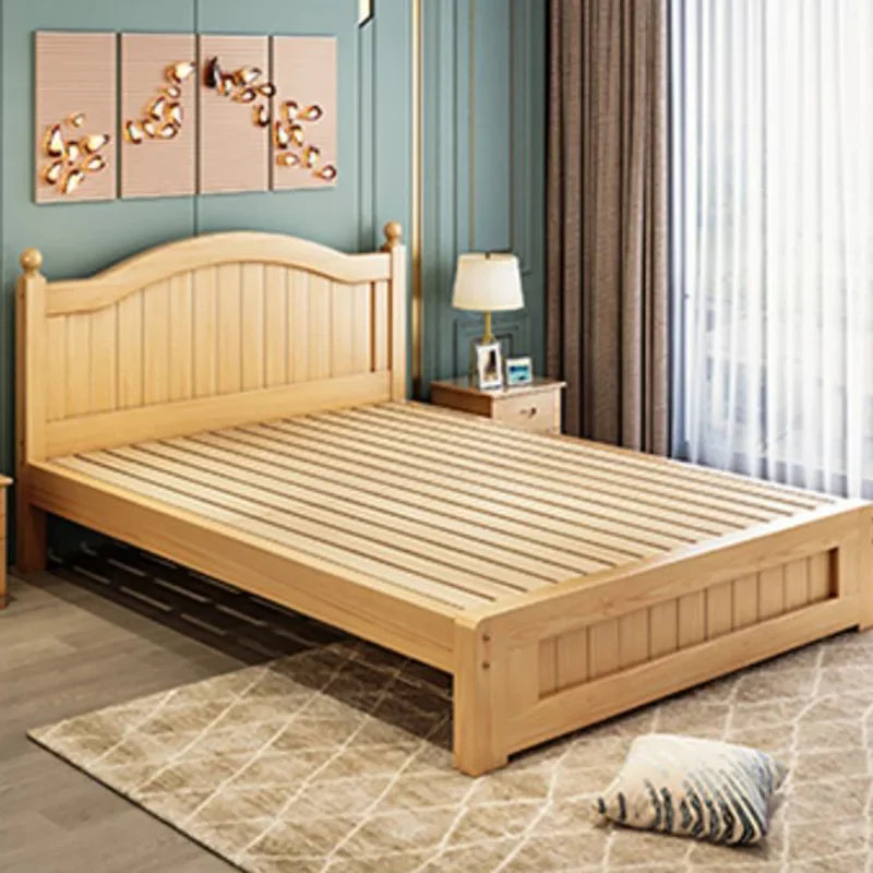 Modern Living Room Bed Loft Children Wood Nordic Double Kawaii Bed Frame King Size Cheap Camas Dormitorio Furnitures For Bedroom