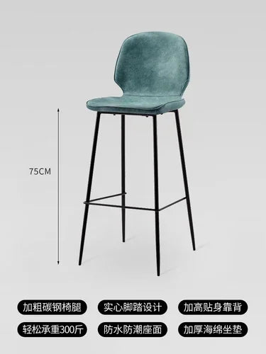 Modern Make Up Bar Stools Luxury Designer Reception Garden Saloon Bar Chair Gaming Patio Barber Sgabello Cucina Home Furniture