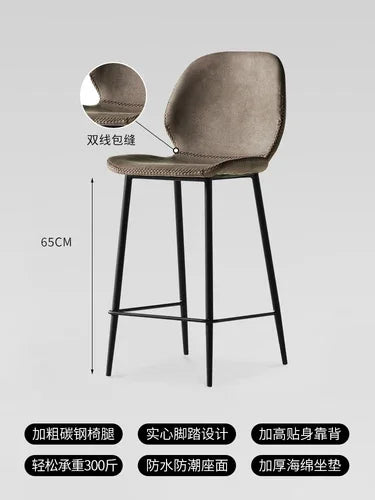 Modern Make Up Bar Stools Luxury Designer Reception Garden Saloon Bar Chair Gaming Patio Barber Sgabello Cucina Home Furniture