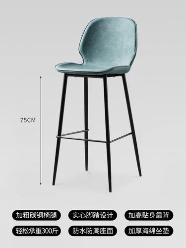 Modern Make Up Bar Stools Luxury Designer Reception Garden Saloon Bar Chair Gaming Patio Barber Sgabello Cucina Home Furniture