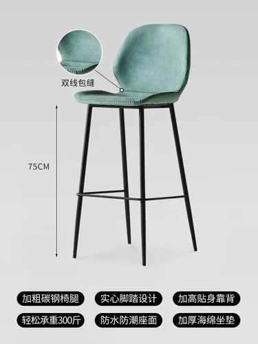 Modern Make Up Bar Stools Luxury Designer Reception Garden Saloon Bar Chair Gaming Patio Barber Sgabello Cucina Home Furniture