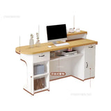 Modern Minimalist Reception Desks Clothing Store Beauty Shop Bar Counter Commercial Small Cash Register Counter Office Furniture