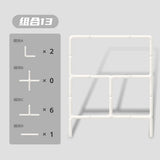 Modern White Bookshelf Items Living Room Indoor Items Minimalist Bedroom Magazine Rack Display Estanteria Salon Nordic Furniture