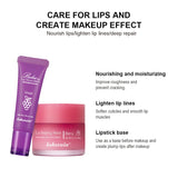 Moisturizing Lip Care Kit Lip Glowly Balm Sleeping Lip Mask Deep Hydrate Night Sleep Mask Reduce Lip Lines Remove Dead Skin