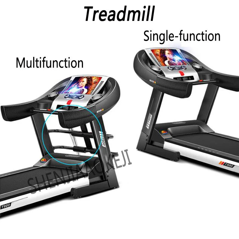 Motorized Treadmill Household indoor ultra-quiet electric folding treadmill Intelligent multifunctional fitness equipment