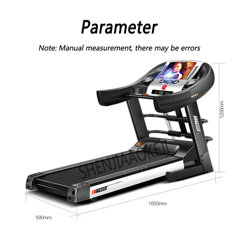 Motorized Treadmill Household indoor ultra-quiet electric folding treadmill Intelligent multifunctional fitness equipment