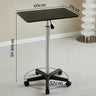 Movable Lifting Small Table with Pulley Small Sofa Bedside Table Standing Upright Laptop Office Desk