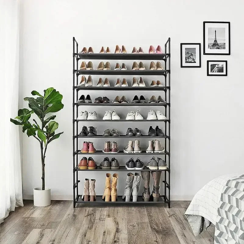 Multi Layers Shoe Cabinet Space-saving Stand Holder Easy to Install Shoe Rack Non-woven Fabric Shoe Shelf Living Room Furniture