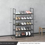 Multi Layers Shoe Cabinet Space-saving Stand Holder Easy to Install Shoe Rack Non-woven Fabric Shoe Shelf Living Room Furniture