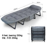 Multi-function Bedroom Balcony Single Folding Beds Portable Office Lunch Break Lounge Chair Simple Home Furniture Adult Camp Bed