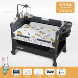 Multi-functional Children's Beds Foldable Baby Cradle Bed Portable Mobile Newborn Splicing Large Bed Modern Children's Furniture