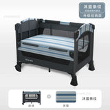 Multi-functional Children's Beds Foldable Baby Cradle Bed Portable Mobile Newborn Splicing Large Bed Modern Children's Furniture