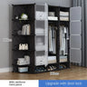 Multifunction Home Bedroom Furniture Wardrobe Folding Storage Dressing Clothe Cabinet Cloth Partition Rack Plastic Free Shipping