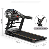 Multifunctional Foldable Mini Fitness Home Treadmill Indoor Exercise Equipment Gym Folding House Fitness Running Treadmills 220V