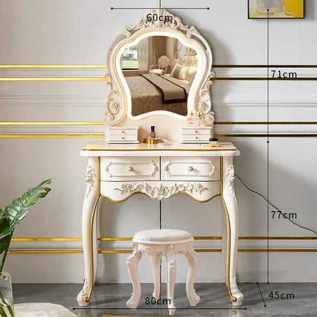 Multifunctional Modern Dressing Table Makeup Nordic Style Girls European Dressing Table Bedroom Luxury  Schminktisch Furniture