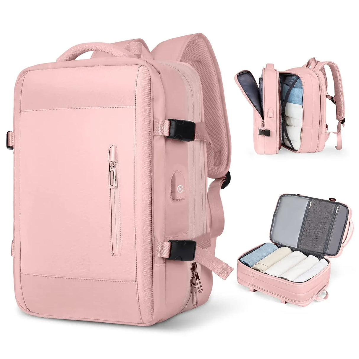 Multifunctional Travel Bag Big Capactiy Backpack Women Outdoor Luggage Bag Mochilas High Quality USB Charging Designer Backpack