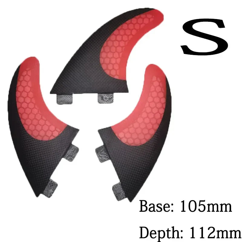 Multiple Sizes BiLong FCS-3-Fin Clearance Sales S M Large Old Surfboard Fins Set Tri Fin Fins Accessories Carbon Fiber Fin