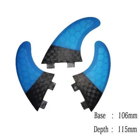 Multiple Sizes BiLong FCS-3-Fin Clearance Sales S M Large Old Surfboard Fins Set Tri Fin Fins Accessories Carbon Fiber Fin