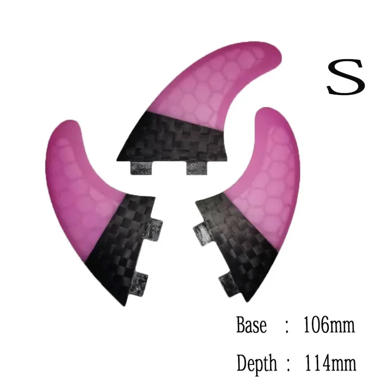 Multiple Sizes BiLong FCS-3-Fin Clearance Sales S M Large Old Surfboard Fins Set Tri Fin Fins Accessories Carbon Fiber Fin