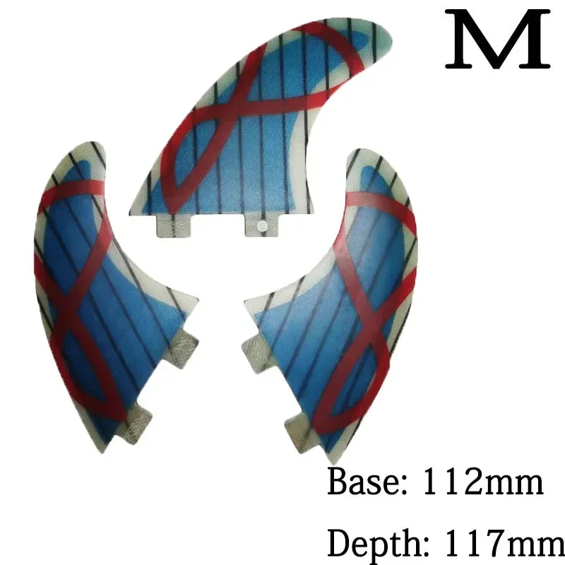 Multiple Sizes BiLong FCS-3-Fin Clearance Sales S M Large Old Surfboard Fins Set Tri Fin Fins Accessories Carbon Fiber Fin