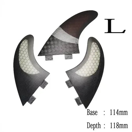 Multiple Sizes BiLong FCS-3-Fin Clearance Sales S M Large Old Surfboard Fins Set Tri Fin Fins Accessories Carbon Fiber Fin