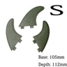 Multiple Sizes BiLong FCS-3-Fin Clearance Sales S M Large Old Surfboard Fins Set Tri Fin Fins Accessories Carbon Fiber Fin