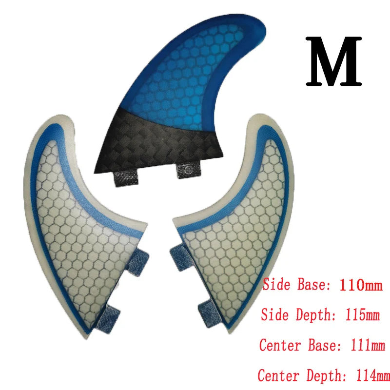 Multiple Sizes BiLong FCS-3-Fin Clearance Sales S M Large Old Surfboard Fins Set Tri Fin Fins Accessories Carbon Fiber Fin