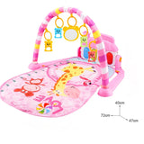 Musical Baby Activity Gym Rack Play Mat Kid Rug Puzzle Mat Carpet Piano Keyboard Infant Playmat Crawling Game Pad Baby Toy Gift