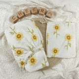 Muslin Baby Bed Sheet Crib Cotton Newborn Bedding Set for Baby  Mattress Baby Bed Linen Cover Blanket Sabanas 70*130*22cm