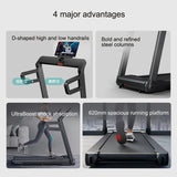 Mute Smart Electric Foldable Treadmill Multi-Functional Gym Equipment Home Running Machine Folding Treadmill LED Touch Display