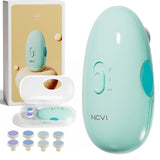 NCVI Baby Nail Trimmer Electric, Safe Polish Set for Newborn Infant Toddler Kids, Toes and Fingernails Care, 8 Grinding Pad