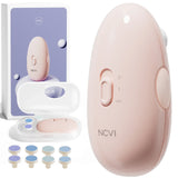 NCVI Baby Nail Trimmer Electric, Safe Polish Set for Newborn Infant Toddler Kids, Toes and Fingernails Care, 8 Grinding Pad