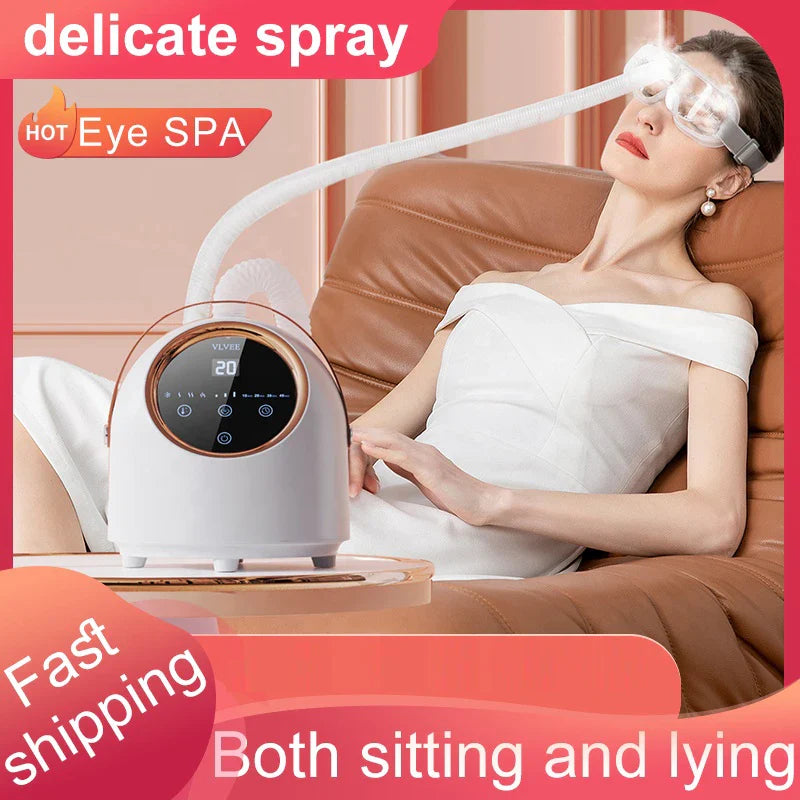 NEW Eye Massage Atomization SPA Instrument Hot Cold Spray Fumigation Heating Compress Relief Eye Eye Dryness Fatigue Protection