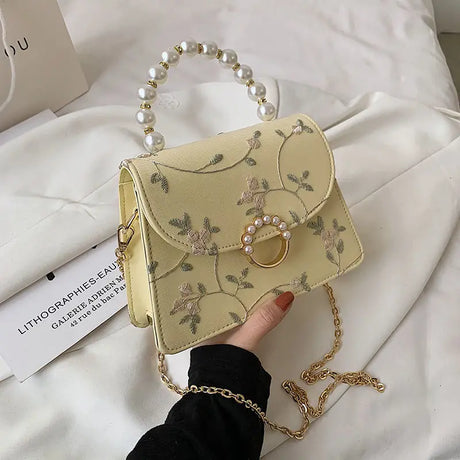 NEWEST Shell Beads Bags Fashion Sweet Bag Women's Handbags Lace Wedding Chic Lady Chain Women Shoulder Crossbody Bag